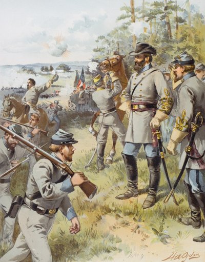 General Stonewall Jackson at the First Battle of Bull Run, 17th August, 1861 by Henry Alexander Ogden